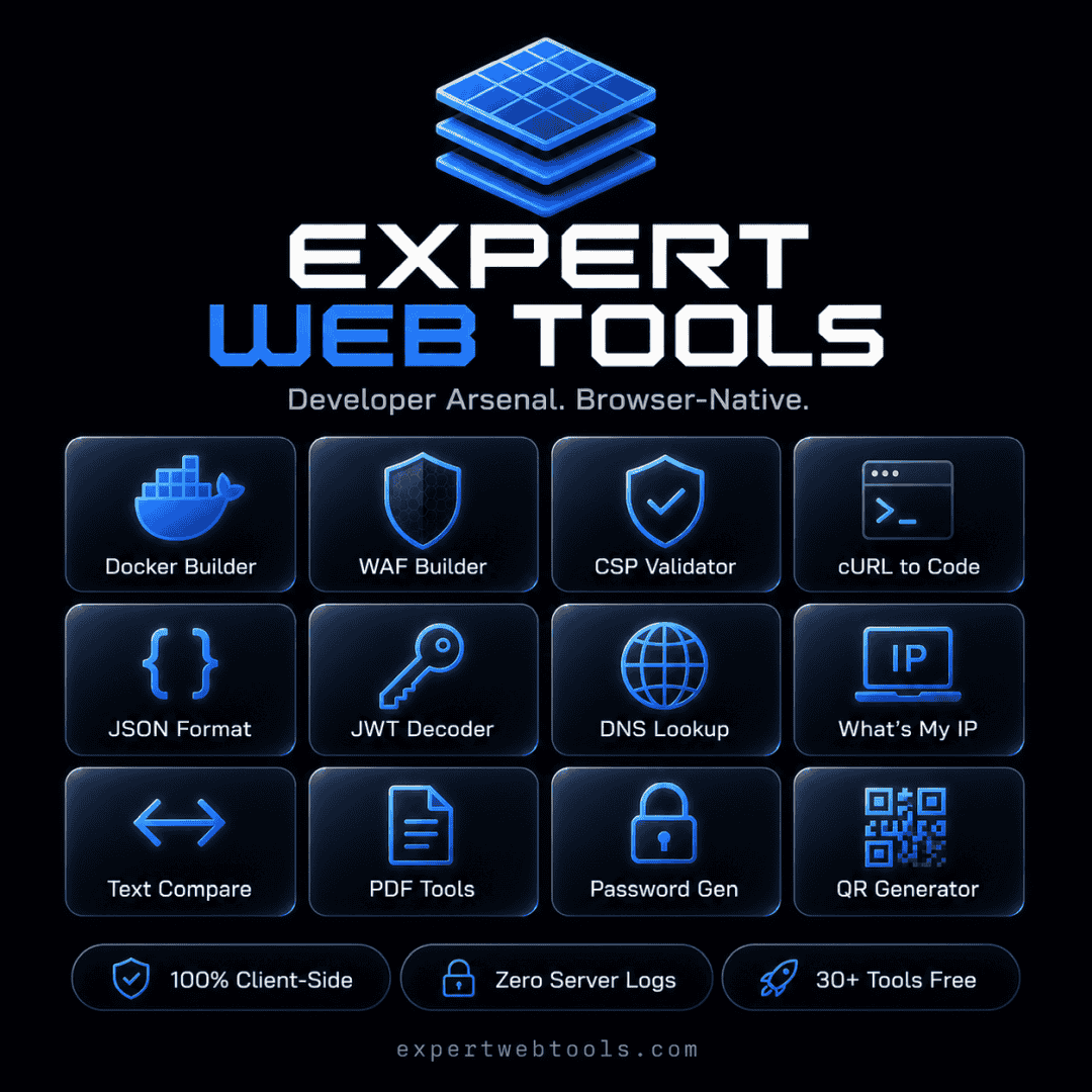 Expert Web Tools — Free Developer & Utility Tools